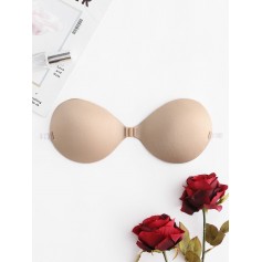 Detachable Strap Backless Adhesive Bra - Blanched Almond Cup B