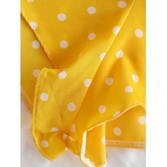 Polka Dot Cami Pajama Set - Yellow M