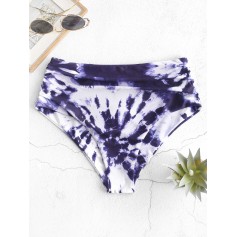  Tie Dye Tummy Control Swimwear Bottom - Multi-a M