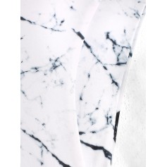  Marble Print High Waisted Swimwear Bottom - Multi-a L