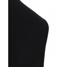 Snap Crotch Cami Bodysuit - Black M